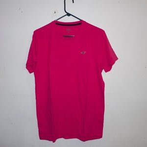 “Hollister” Hot Pink T-Shirt, Size M Men